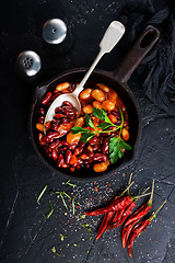 Image showing fried beans 