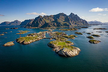 Image showing Lofoten is an archipelago in the county of Nordland, Norway.