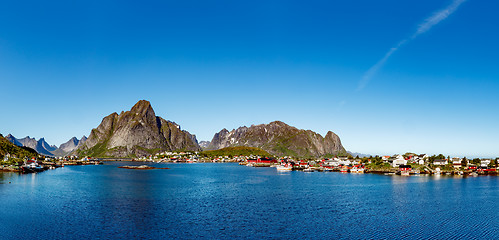 Image showing Lofoten is an archipelago in the county of Nordland, Norway.