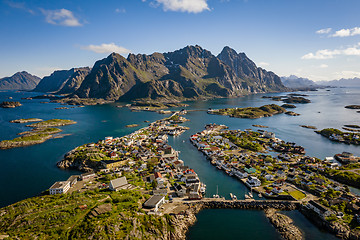 Image showing Lofoten is an archipelago in the county of Nordland, Norway.