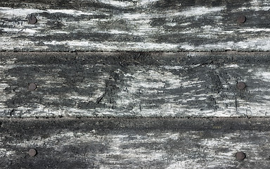 Image showing Old Weathered Rough Wooden Planks Background