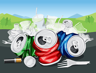 Image showing  Environment Pollution Illustration