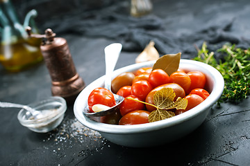 Image showing  pickled tomatoes