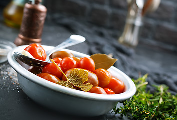 Image showing  pickled tomatoes