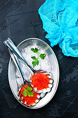 Image showing salmon caviar