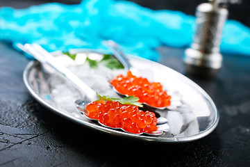 Image showing salmon caviar