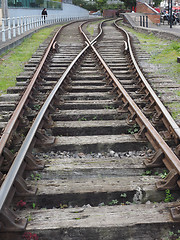 Image showing Railway track detail