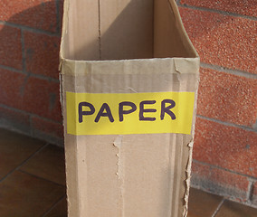 Image showing Waste container for paper