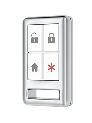 Image showing Remote control for the home alarm system