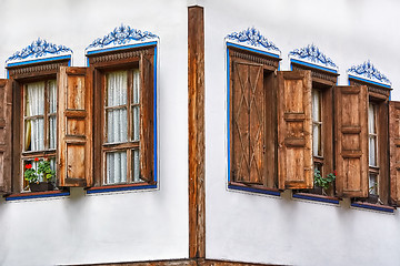 Image showing Windows of an Old House