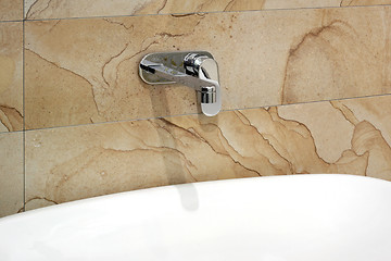 Image showing Marble sink detail