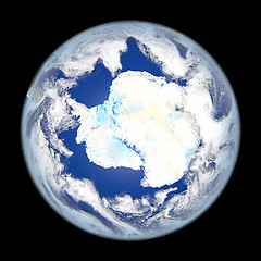 Image showing Antractic on planet Earth