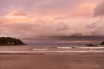 Image showing Bay Of Plenty sunset