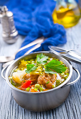 Image showing soup with vegetables