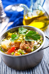 Image showing soup with vegetables