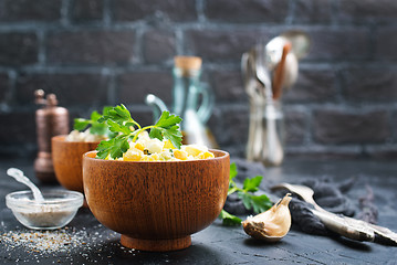 Image showing salad with corn and chicken