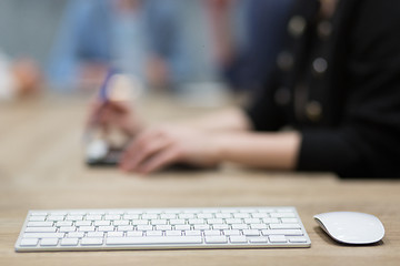 Image showing computer mouse and keyboard