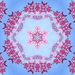 Image showing Abstract kaleidoscope picture