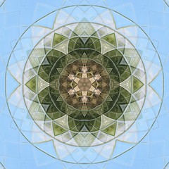 Image showing Abstract kaleidoscope picture