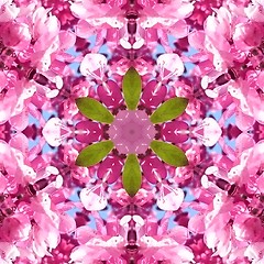 Image showing Abstract kaleidoscope picture