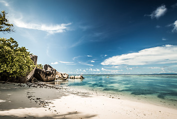 Image showing Praslin beach Seychelles