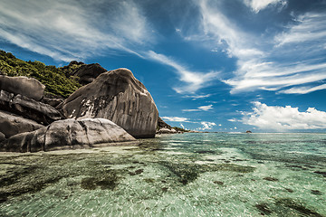 Image showing Praslin beach Seychelles