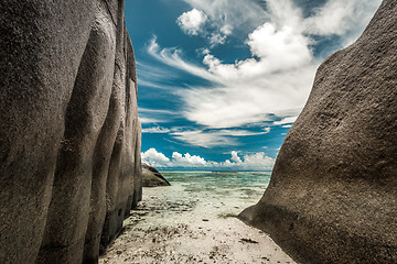 Image showing Praslin beach Seychelles