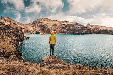 Image showing Traveler woman