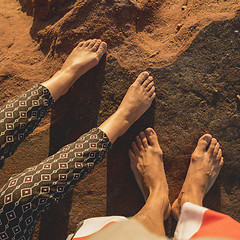 Image showing Couple on the beach