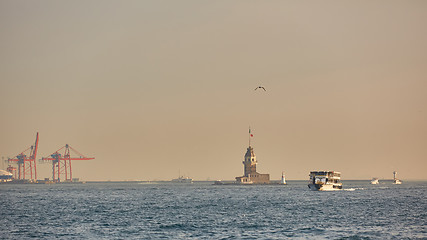 Image showing The Maidens Tower. Istanbul, Turkey