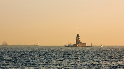 Image showing The Maidens Tower. Istanbul, Turkey