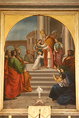 Image showing The Presentation of Jesus at the Temple