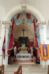 Image showing Chapel of St. Vincenca in the church of All Saints in Blato, Croatia