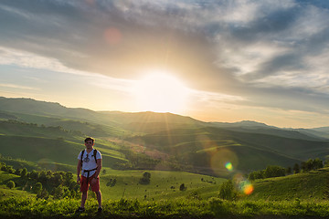 Image showing Man in Altai mountain