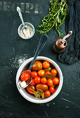 Image showing  pickled tomatoes