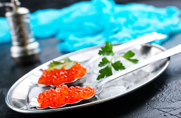 Image showing salmon caviar