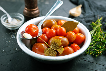 Image showing  pickled tomatoes