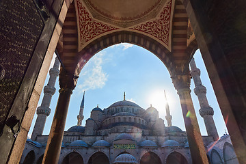 Image showing Blue Mosque Sultan Ahmet Cami in Istanbul Turkey