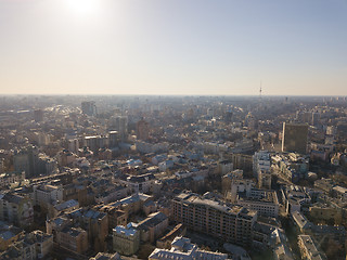 Image showing Beautiful area of kiev city center at suny time in Kiev, Ukraine.