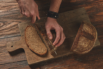 Image showing Rye grain bread