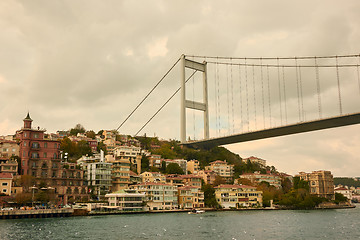 Image showing beautiful view of the Bosphorus Bridge