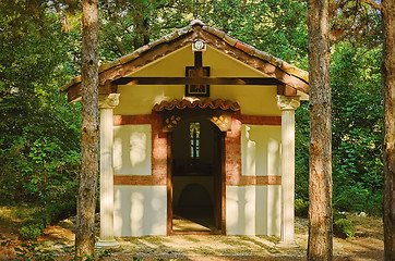 Image showing Small Chapel in the Forest