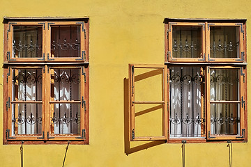 Image showing Windows of Medieval House