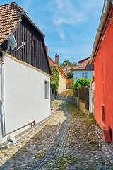 Image showing Street in Sighisoara