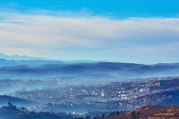 Image showing Panoramic View of Veliko Tarnovo