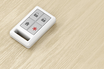 Image showing Remote control for the home alarm system