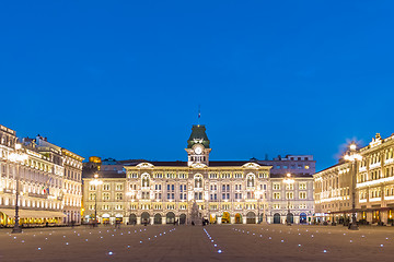 Image showing City Hall, Palazzo del Municipio, Trieste, Italy.