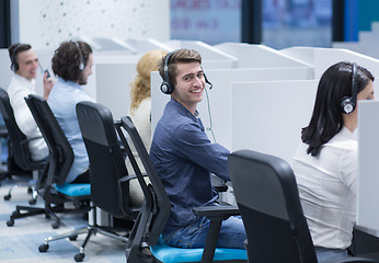 Image showing Call center operators