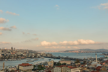 Image showing Nice aerial view of the city of Istanbul,Turkey