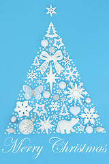 Image showing Abstract Merry Christmas Tree